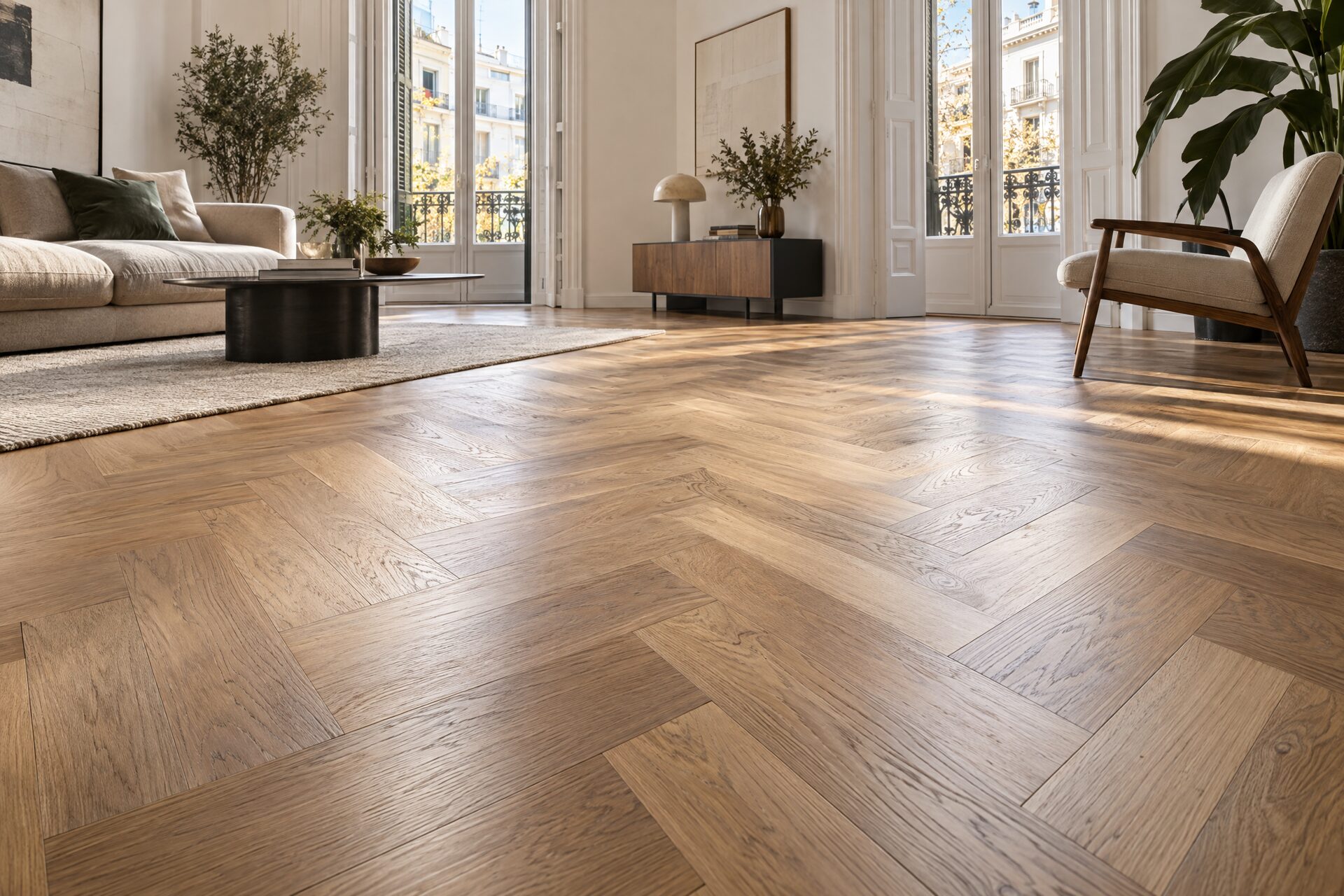 Instalación de suelos de parquet