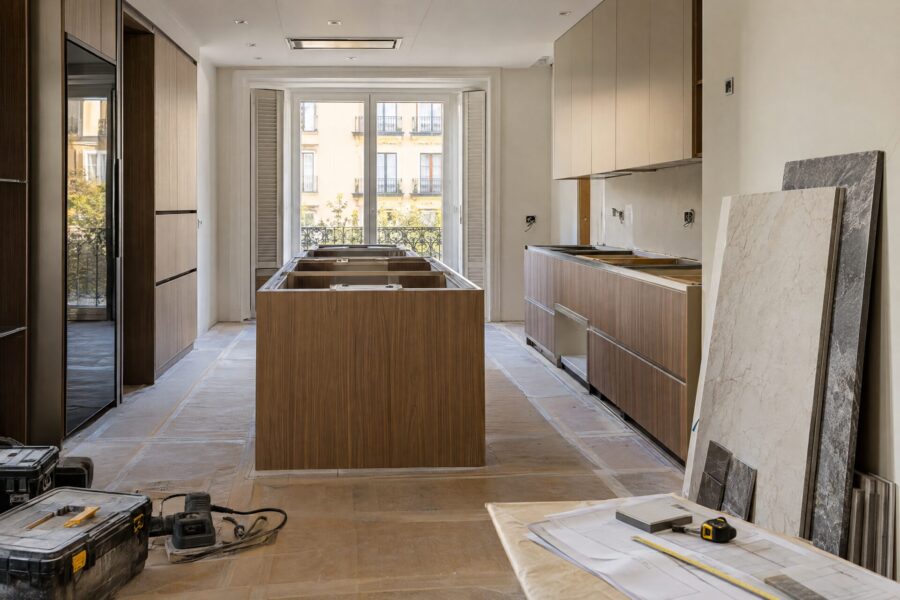 Reforma de cocina en proceso